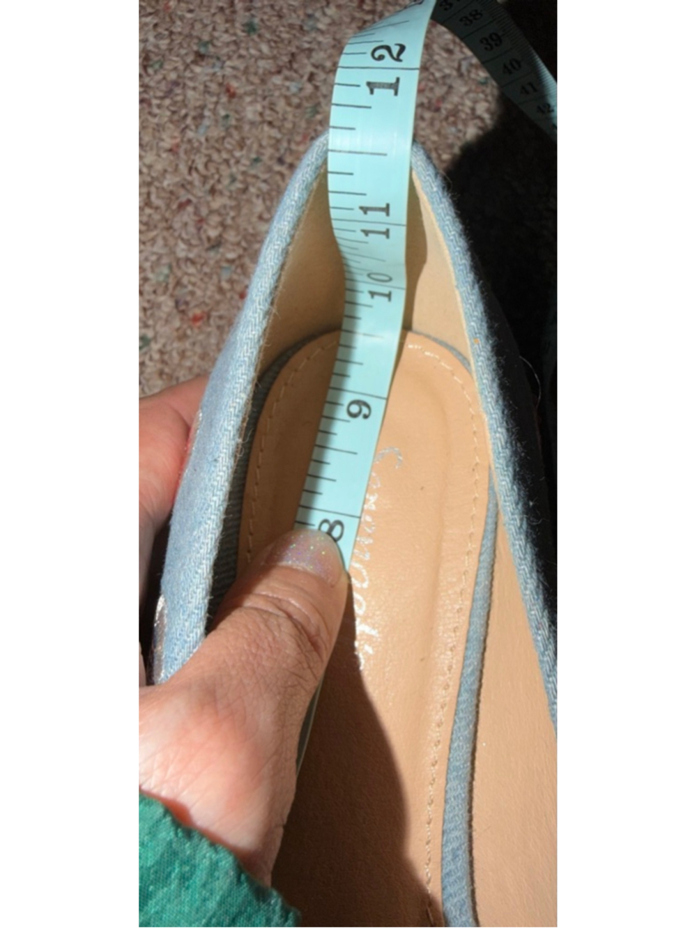 Serengeti Size 37 Embroidered Floral Flats Slip On Bridgerton Ghibli Vtg Shoe - Picture 10 of 10